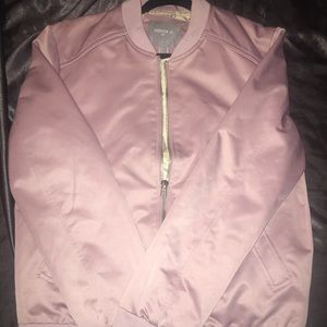 Men's pink forever 21 bomber jacket